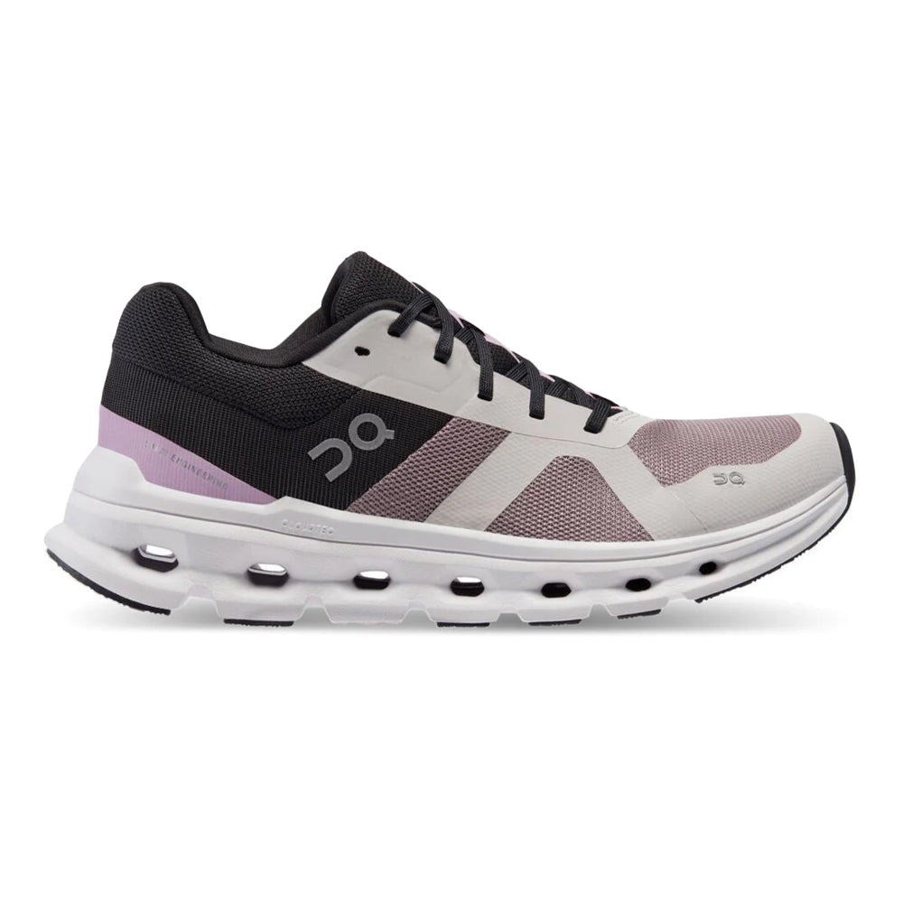 Women's On Cloudrunner, Heron/Black, 10.5 B Medium