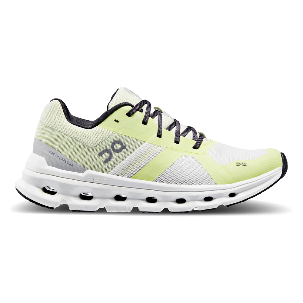 Women's On Cloudrunner, White/ Seedling, 8.5 B Medium