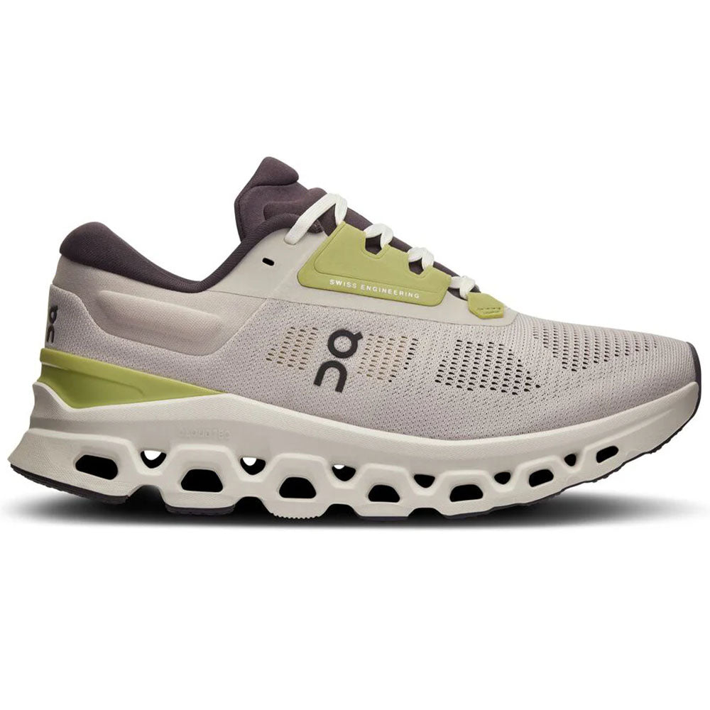 Women's On Cloudstratus 3, Pearl/Ivory, 8.5 B Medium
