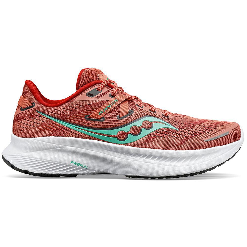 Women's Saucony Guide 16, Soot/Sprig, 7 D Wide