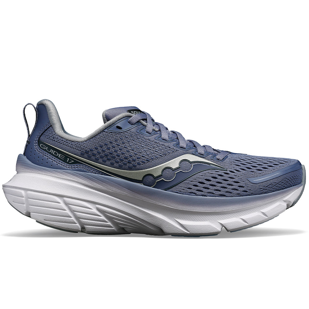 Women's Saucony Guide 17, Iris, 10 D Wide