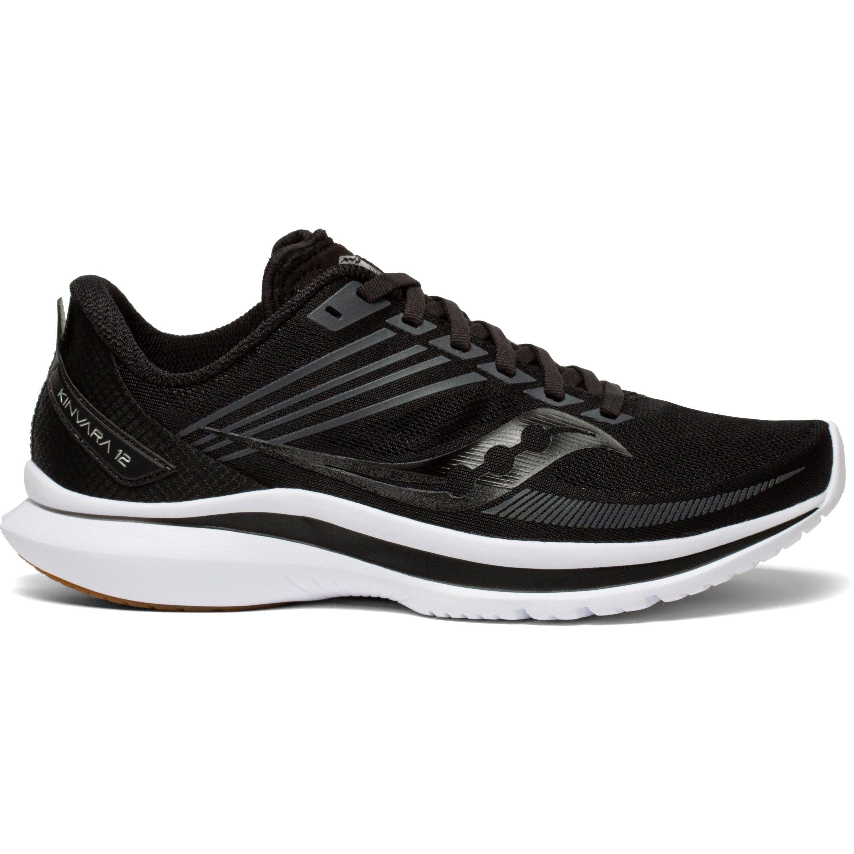 Women's Saucony Kinvara 12, Black/Gum, 12 B Medium