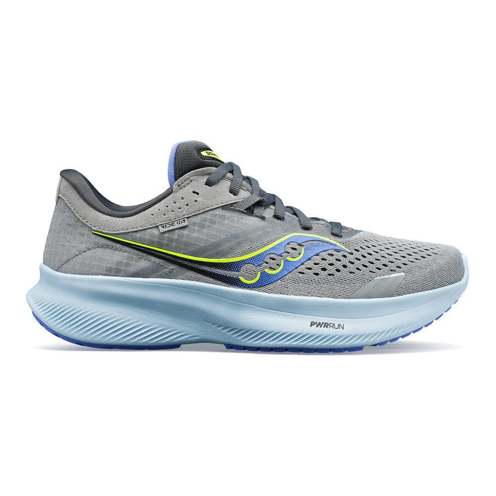 Women's Saucony Ride 16, Fossil/Pool, 11 D Wide