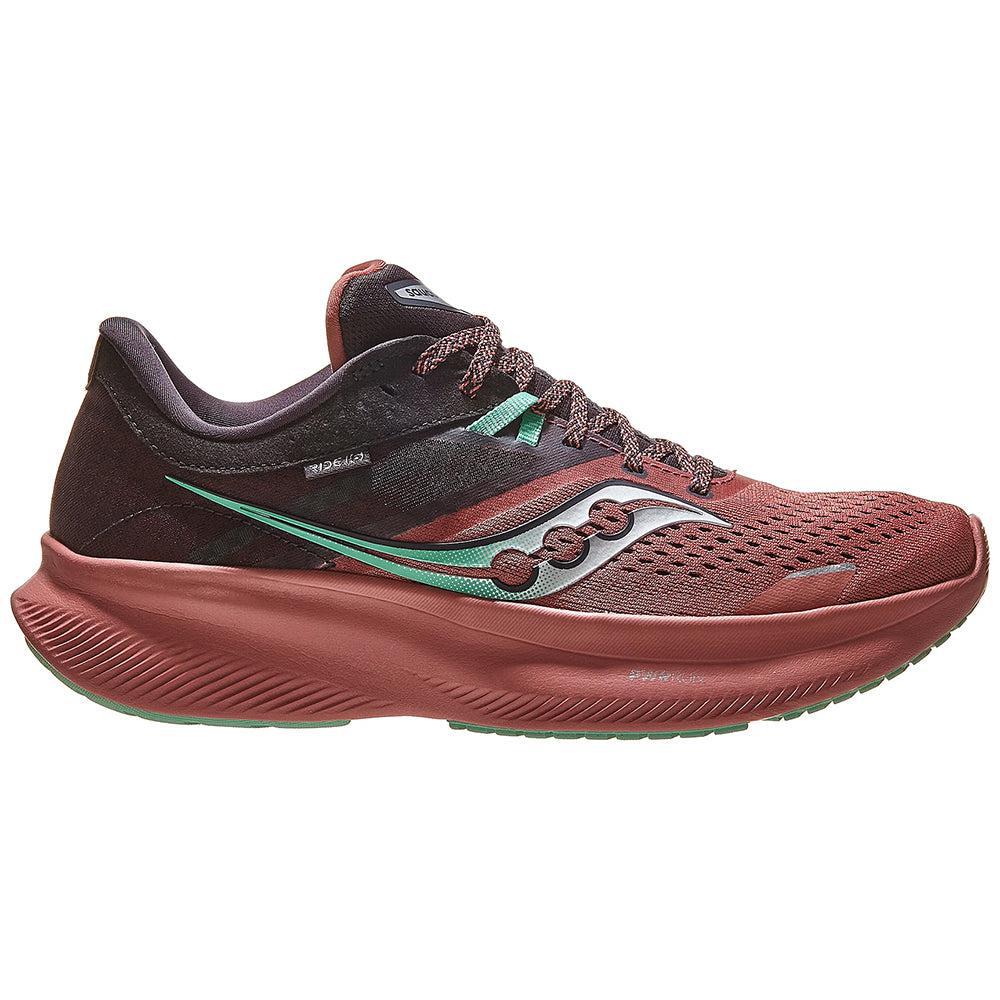 Women's Saucony Ride 16, Soot/Basalt, 8.5 B Medium