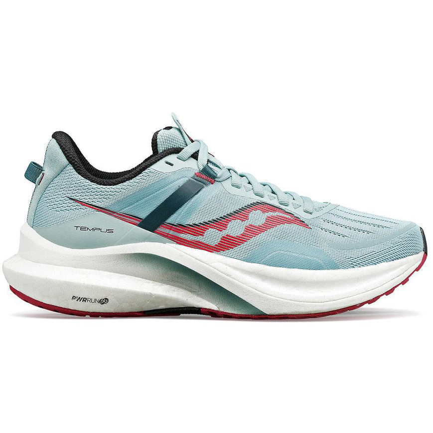 Women's Saucony Tempus, Mineral/Rose, 6 B Medium
