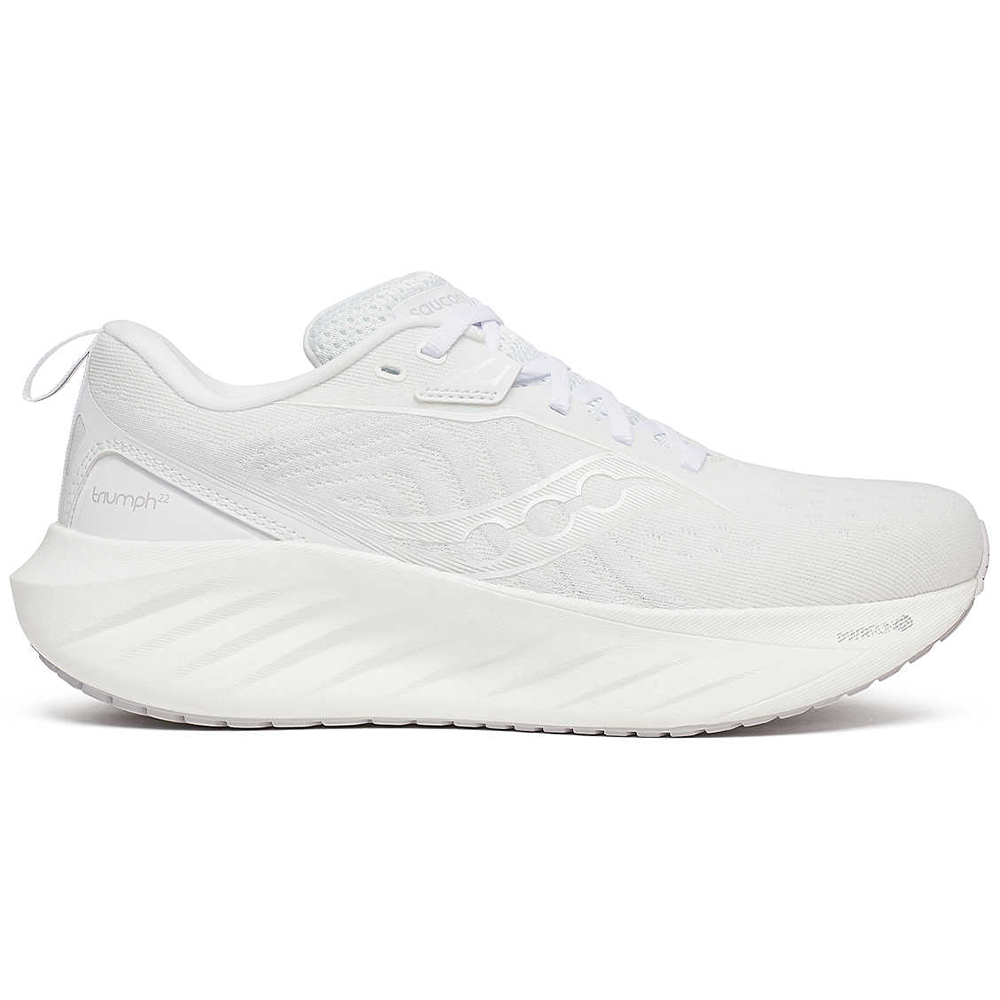Women's Saucony Triumph 22, White, 8 B Medium