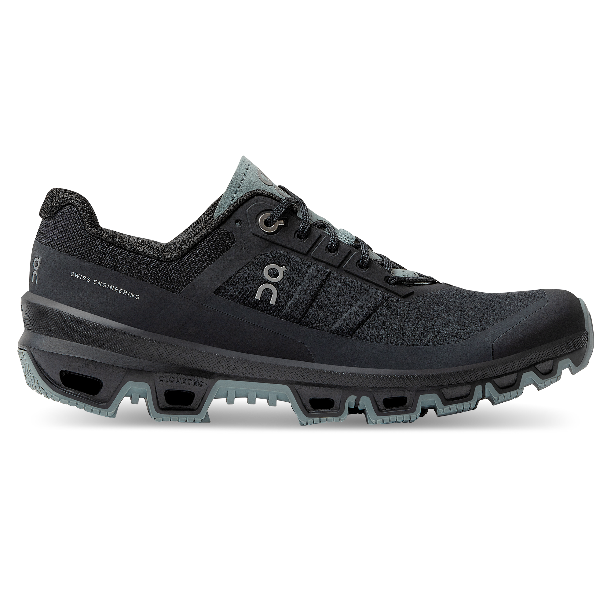 Women's On Cloudventure 3, Black/Cobble, 8 B Medium