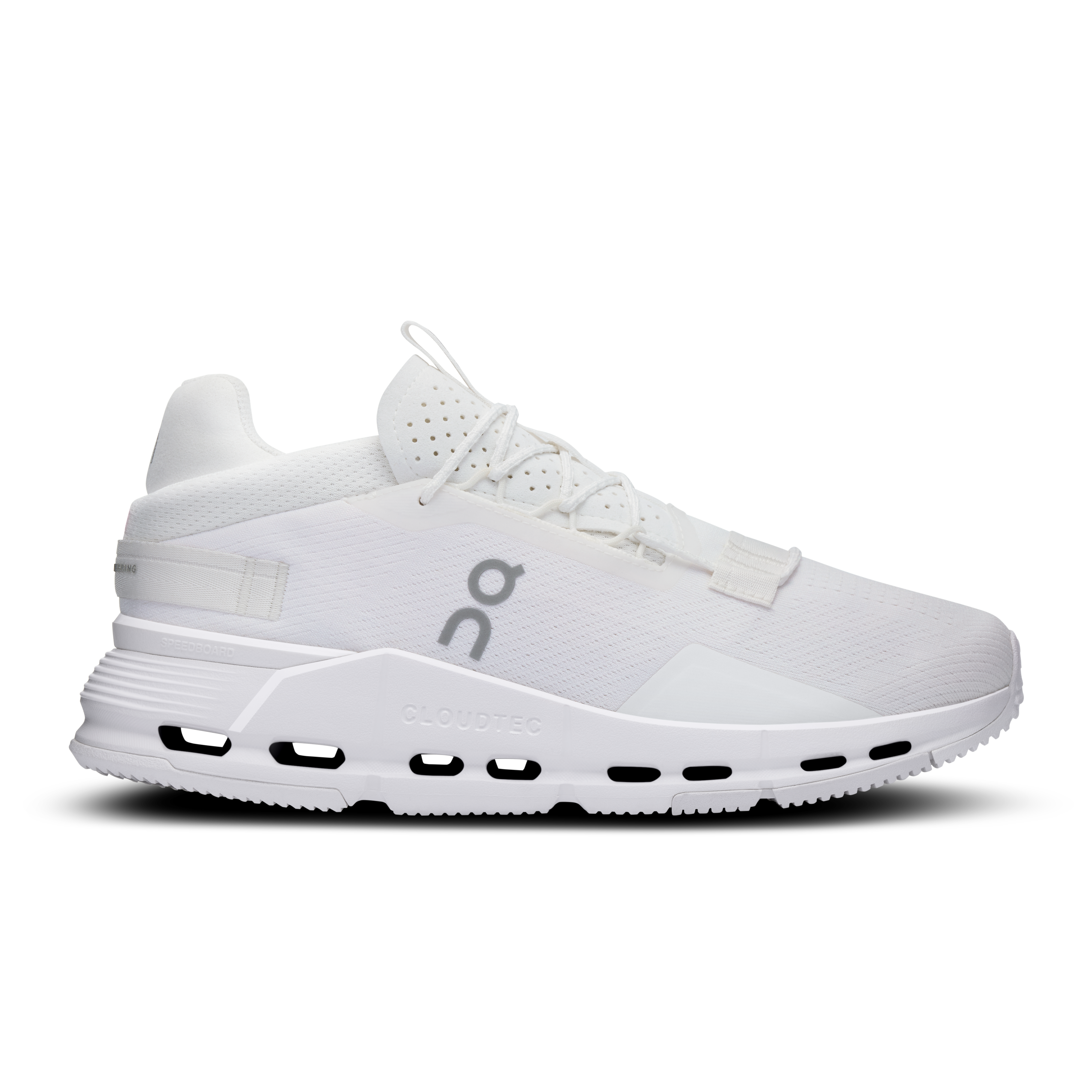 Women's On Cloudnova 2, All White, 8.5 B Medium