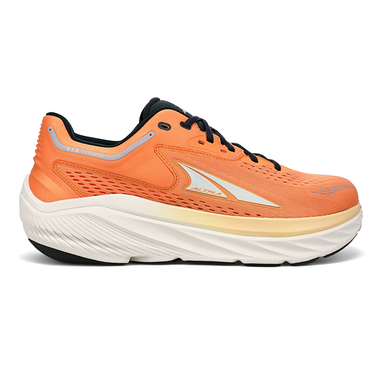 Men's Altra Via Olympus, Black/Orange, 13 D Medium