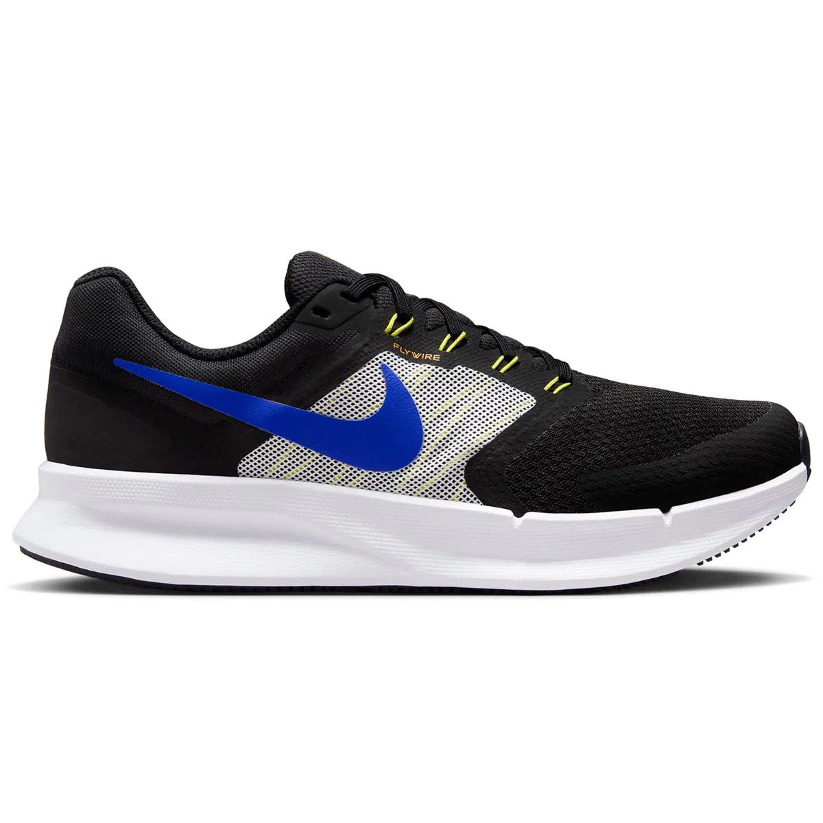 Men's Nike Run Swift 3, Black/Racer Blue-White-Sundial, 7.5 D Medium