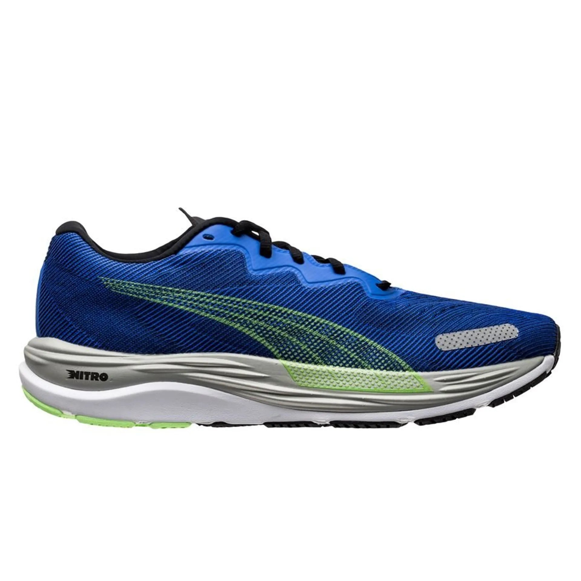 Men's Puma Velocity Nitro 2, Royal Sapphire/Fizzy Lime, 12 D Medium