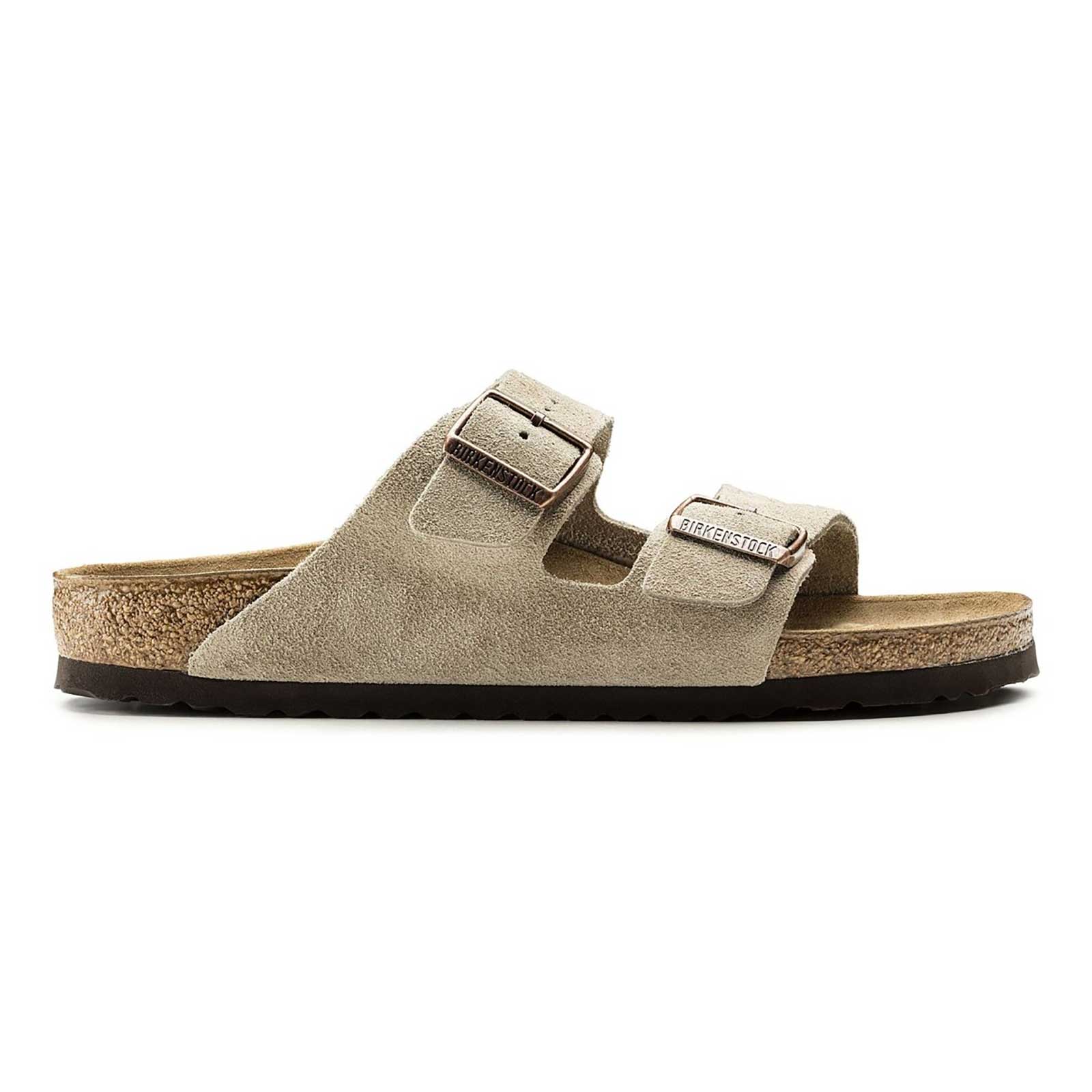 Women's Birkenstock Arizona, Taupe, 6 B Medium
