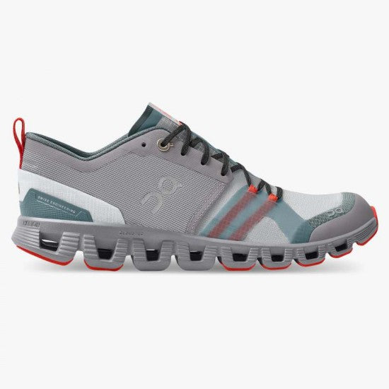 Men's On Cloud X Shift, Alloy/Red, 12 D Medium