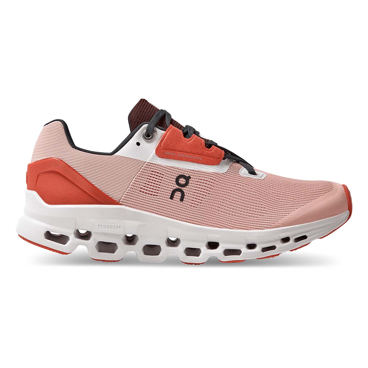 Women's On Cloudstratus, Rose/Red, 5.5 B Medium