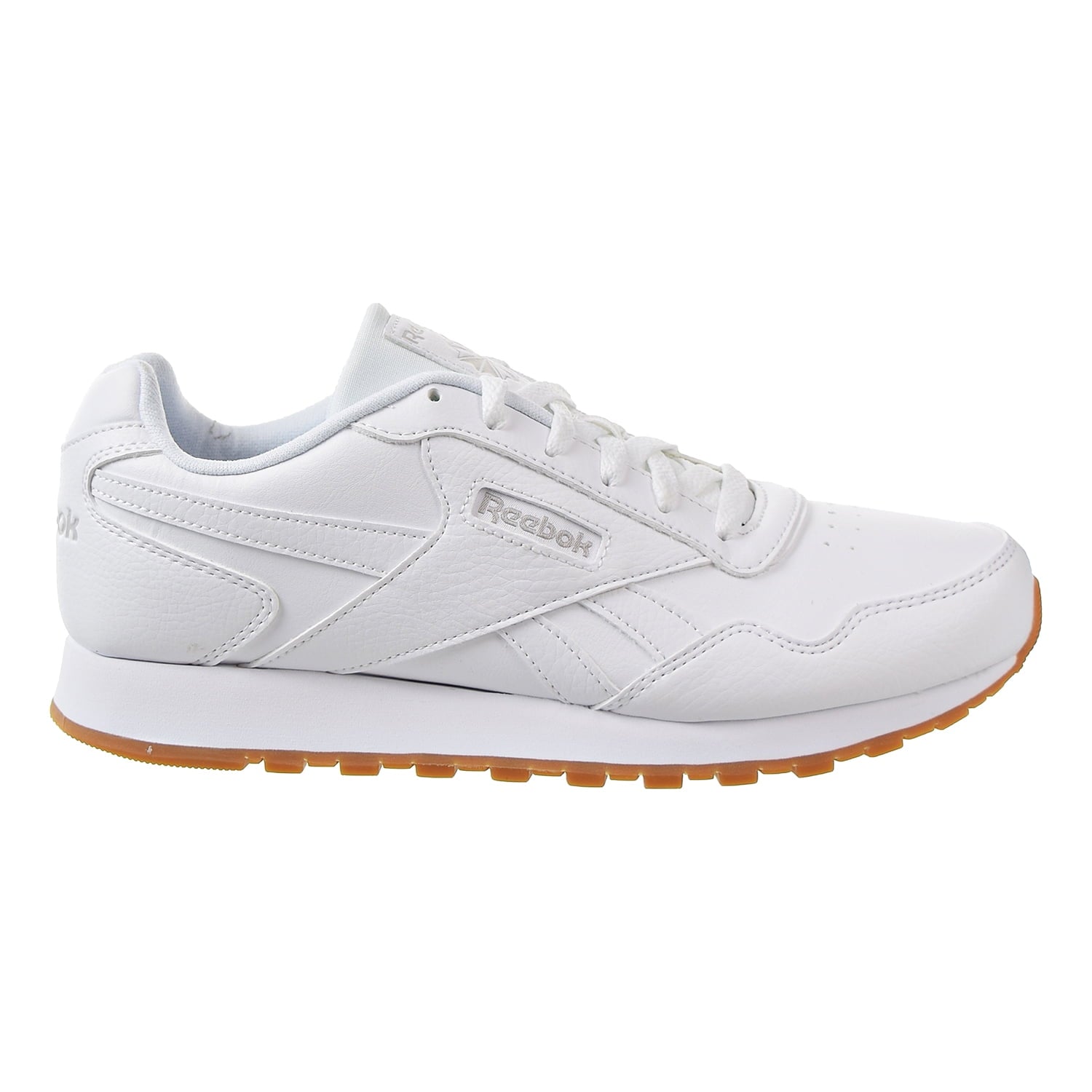 Women's Reebok Classic Harman, White/Steel/Gum, 7.5 B Medium
