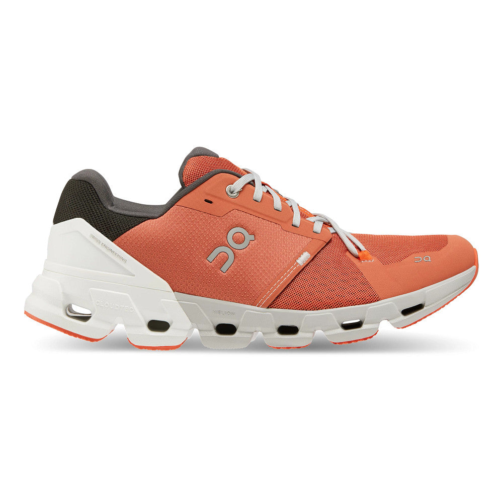 Men's On Cloudflyer 4, Ginger/White, 13 D Medium