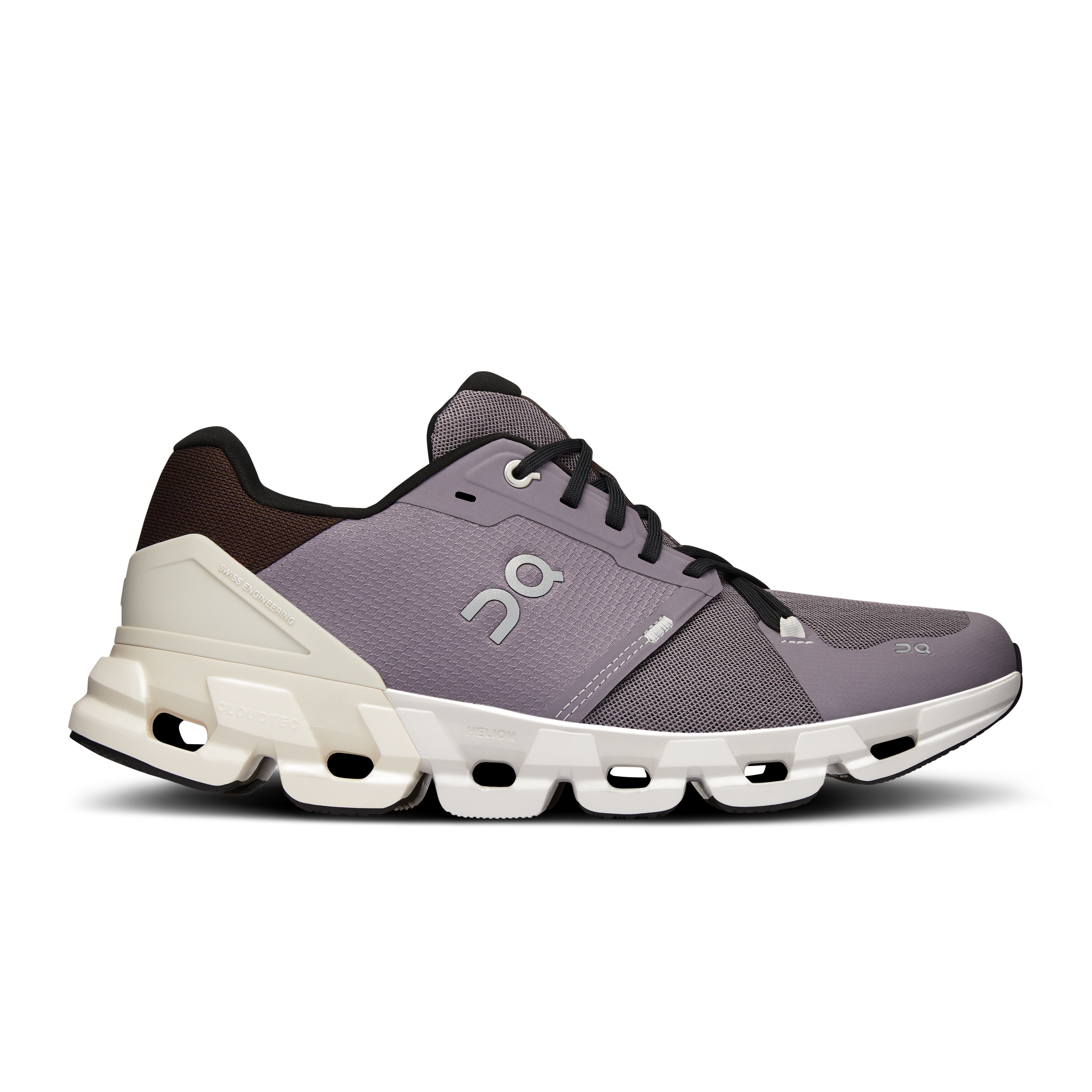 Men's On Cloudflyer 4, Shark/Pearl, 12 D Medium