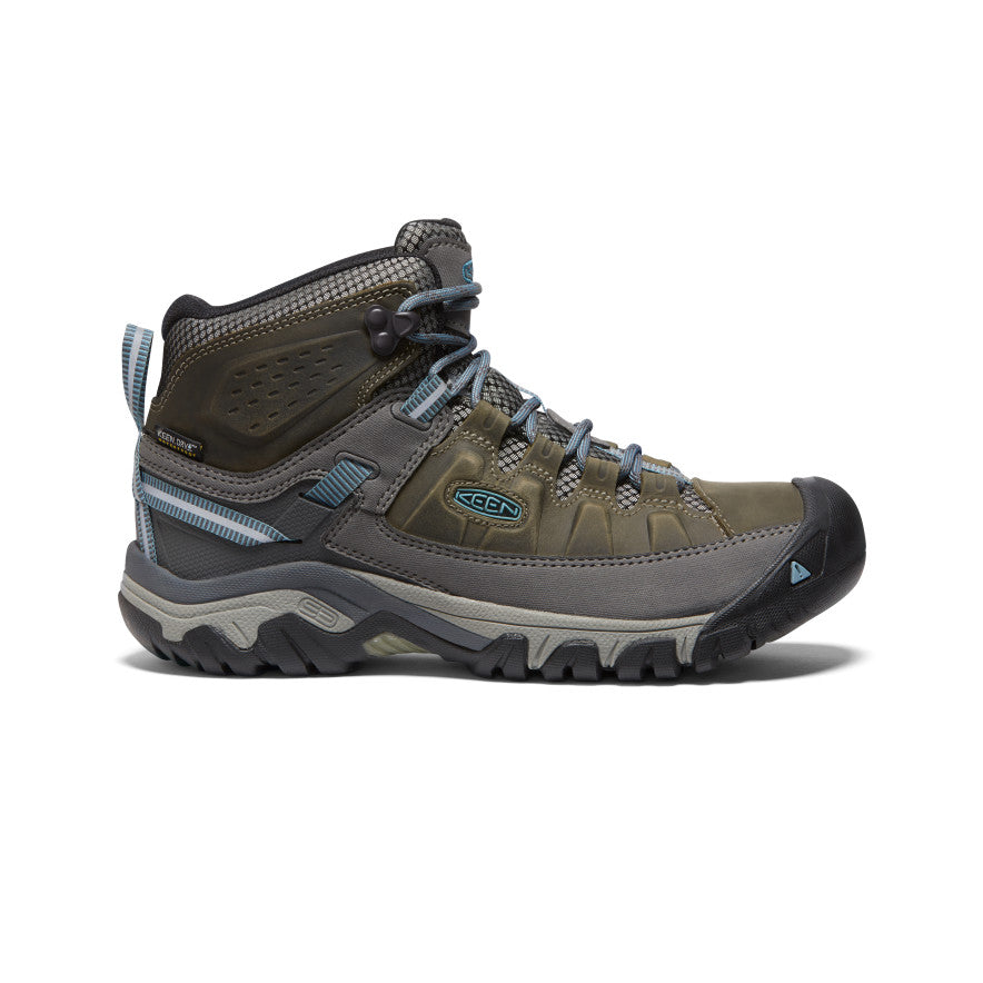Women's Keen Targhee III Mid Waterproof, Magnet/Atlantic Blue, 7 B Medium
