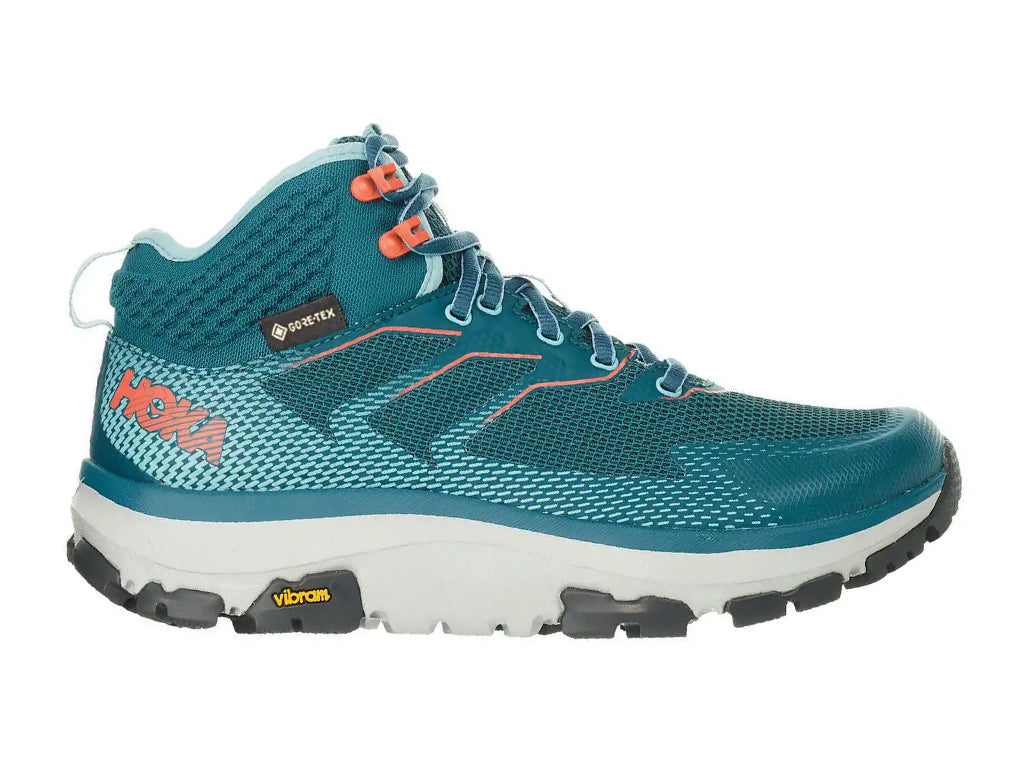 Women's Hoka Toa GTX, Dragonfly/Aqua Haze, 7 B Medium