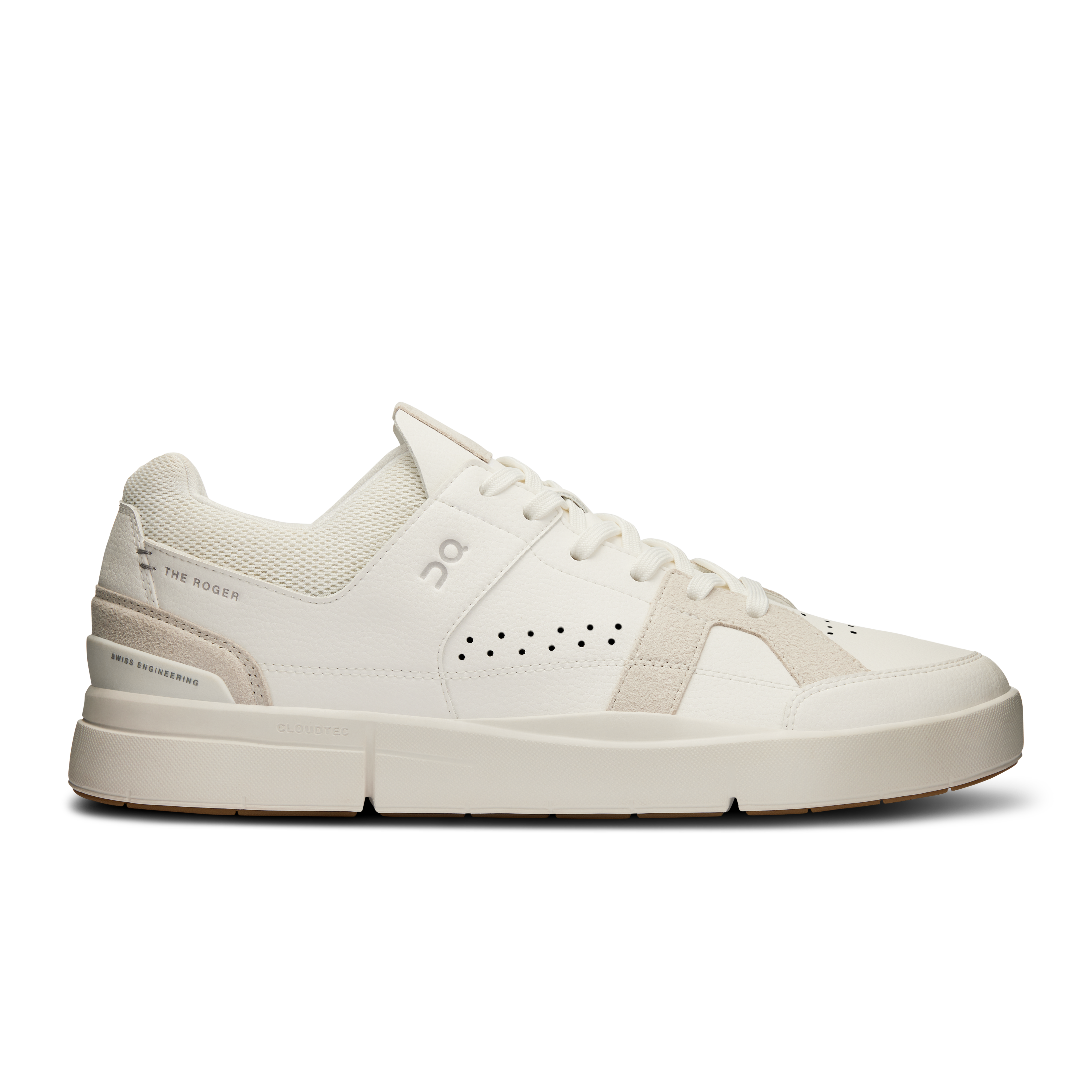 Men's On The Roger Clubhouse 2, White/Sand, 10.5 D Medium