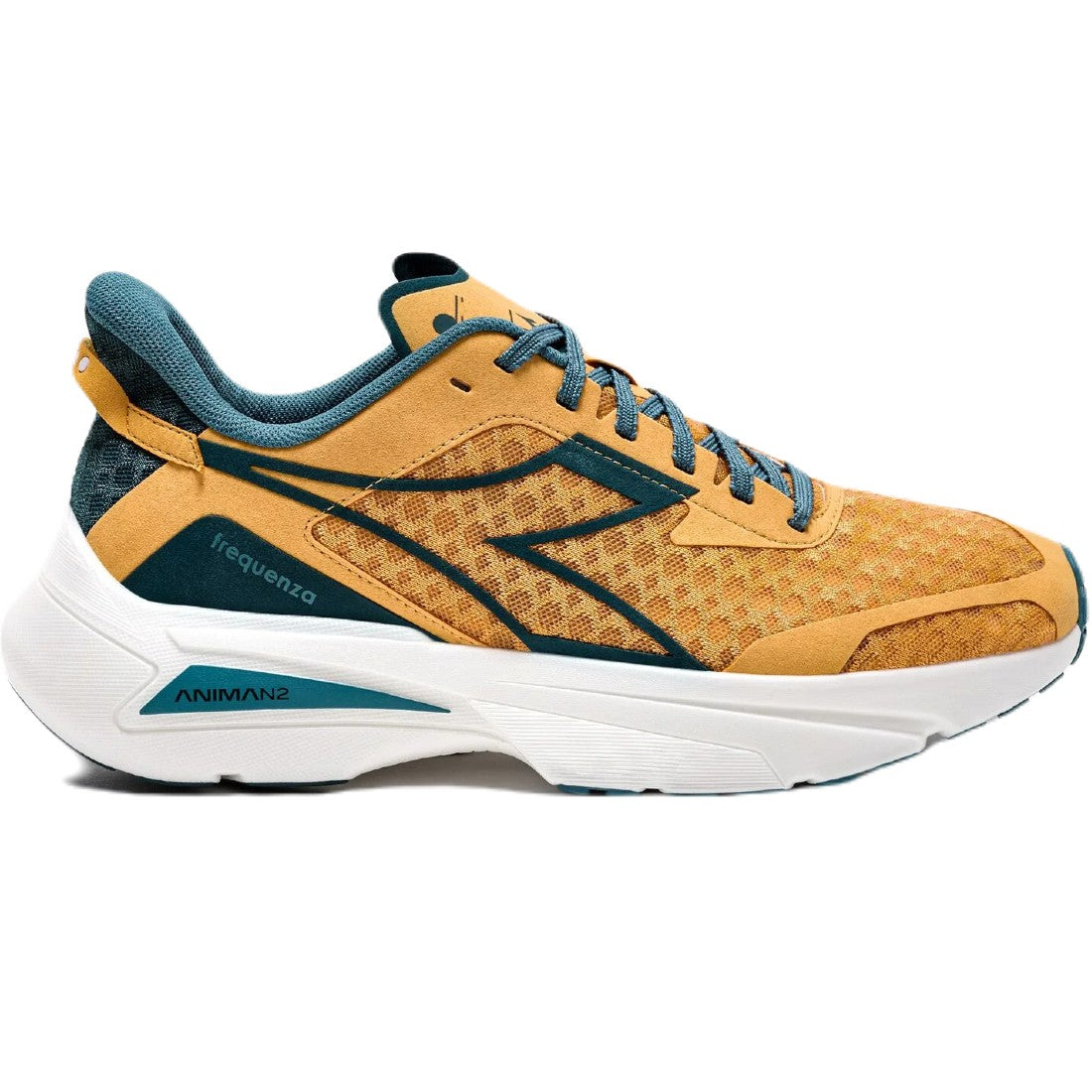 Men's Diadora Frequenza, Kumquat/Meditteranea, 12 D Medium