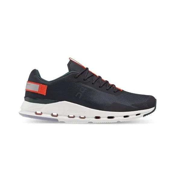 Women's On Cloudnova, Black/Flame, 7 B Medium