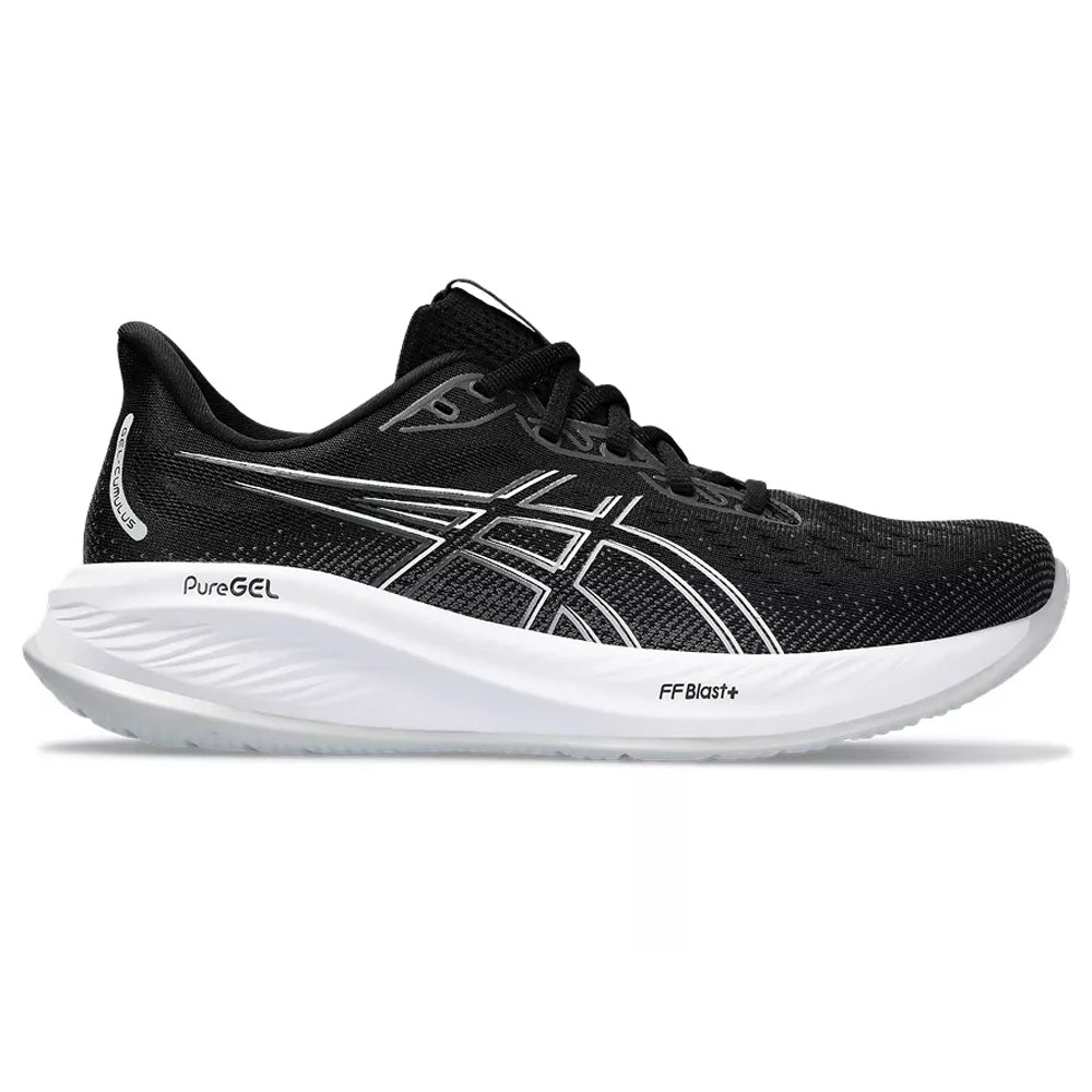 Men's Asics Gel-Cumulus 26, Black/Concrete, 14 D Medium