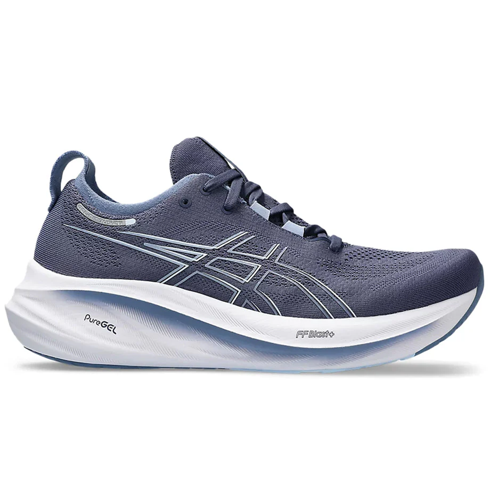 Men's Asics Gel-Nimbus 26, Thunder Blue/Denim Blue, 14 D Medium