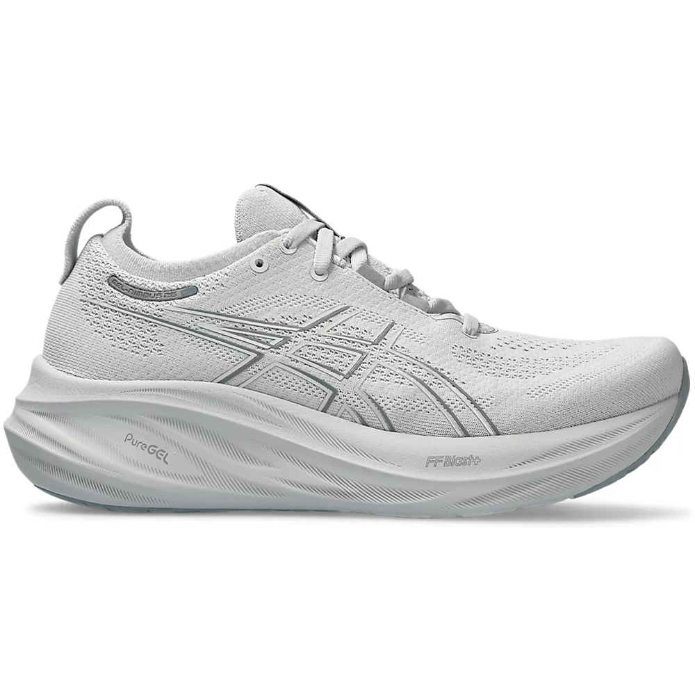 Men's Asics Gel-Nimbus 26, Concrete/Pure Silver, 12 D Medium