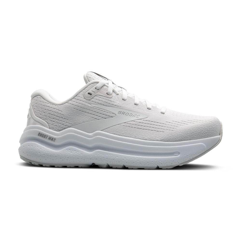 Men's Brooks Ghost Max 2, Bright White/Bright White, 10.5 2E Wide
