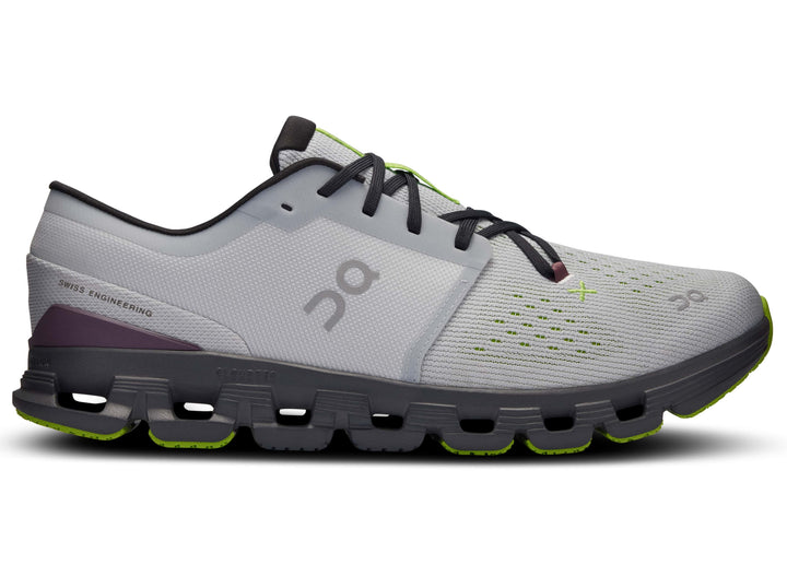 Men's On Cloud X 4, Glacier/Eclipse, 10 D Medium