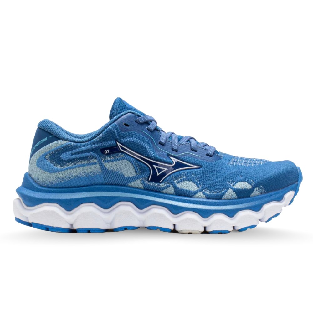 Women's Mizuno Wave Horizon 7, Federal Blue/White, 7 B Medium