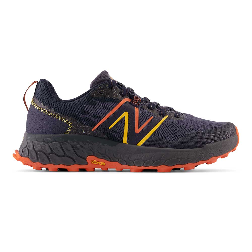 Men's New Balance Fresh Foam X Hierro V7, Thunder/Vibrant Orange/Vibrant Apricot, 11 2E Wide