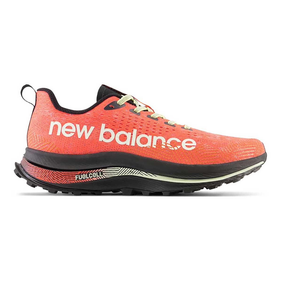 Men's New Balance FuelCell SuperComp Trail, Neon Dragonfly/Black, 13 D Medium