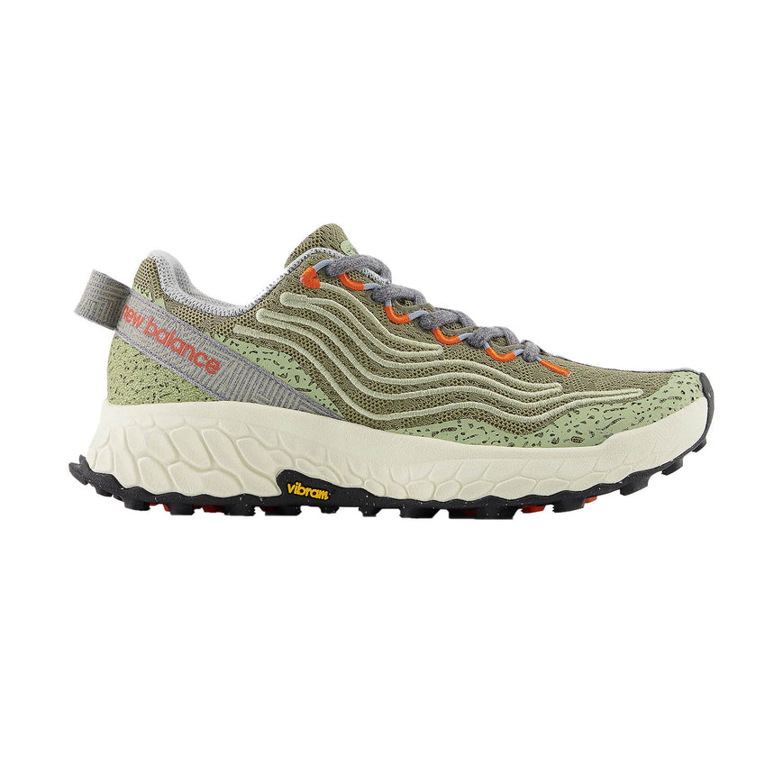 Women's New Balance Fresh Foam X Hierro V7, Fatigue Green/Covert Green, 9 B Medium