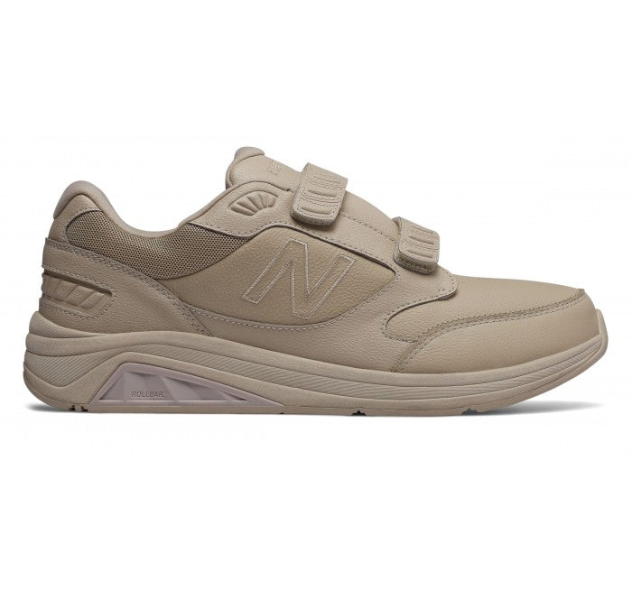 New Balance 928v3 Mens running shoes in Bone - side view on white background