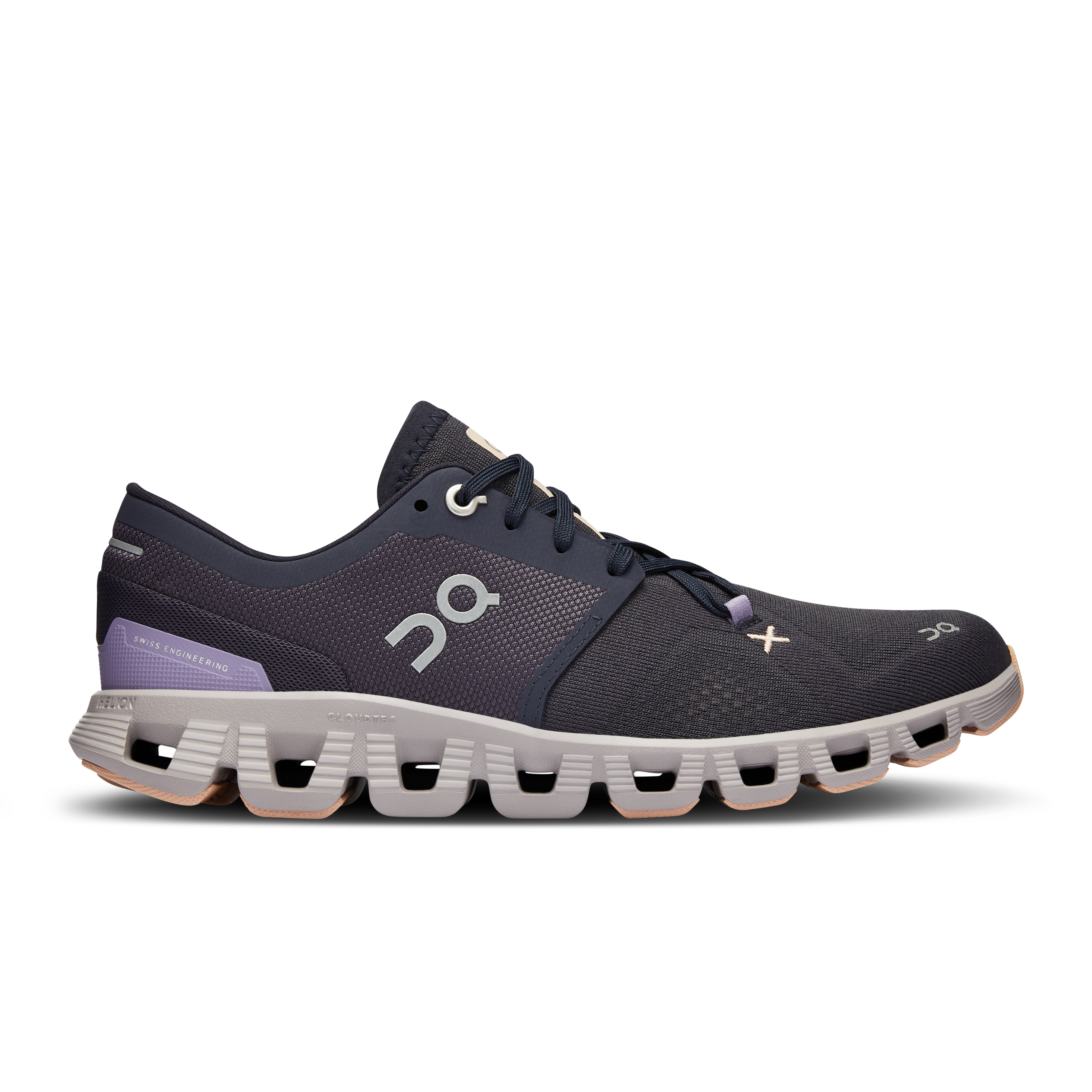 Women's On Cloud X 3, Iron/Fade, 10 B Medium