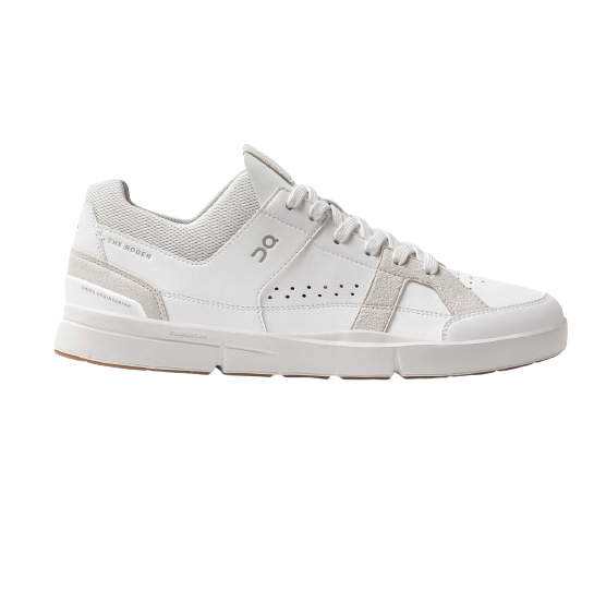 Men's On The Roger Clubhouse, White/Sand, 10.5 D Medium