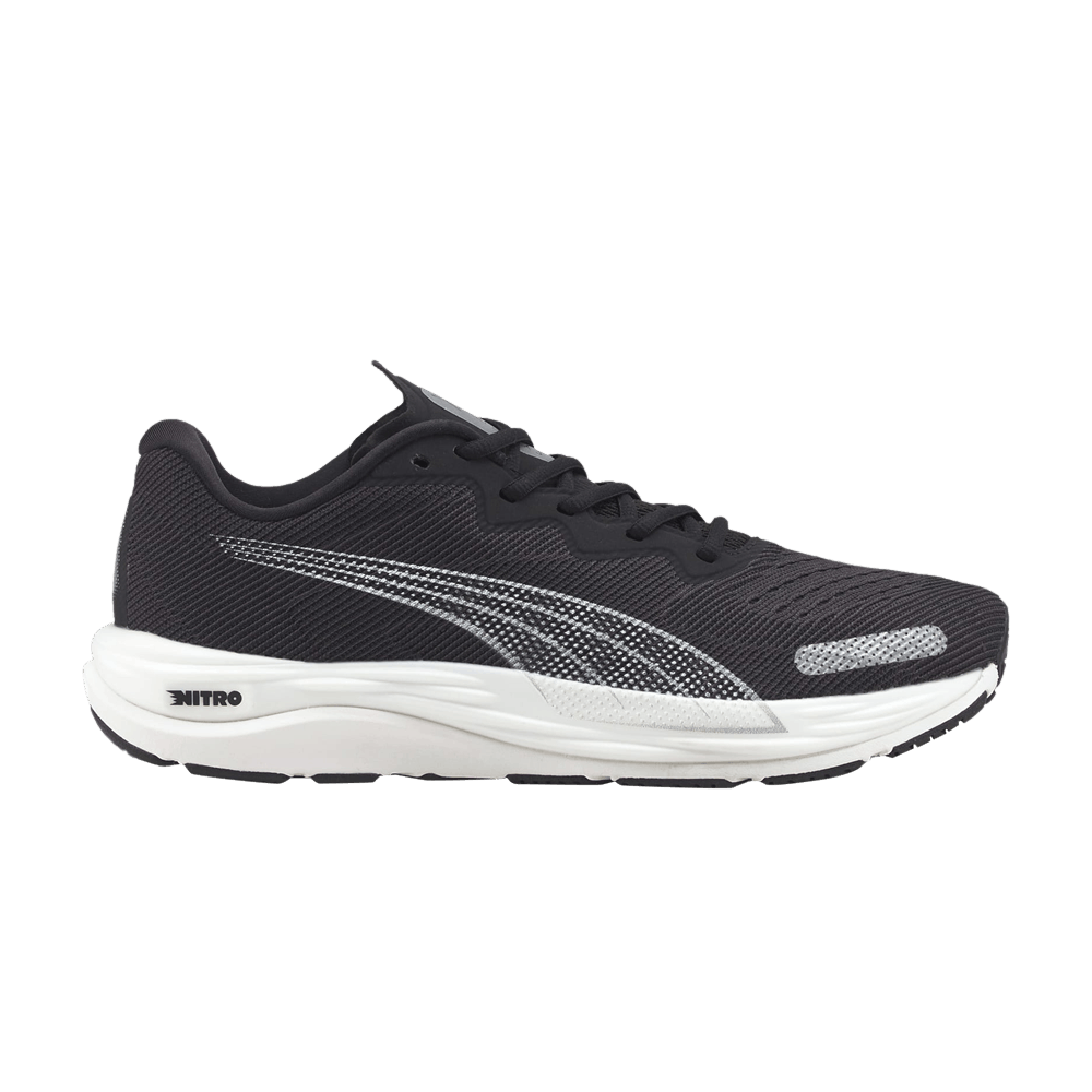 Men's Puma Velocity Nitro 2, Puma Black/Puma White, 9 D Medium