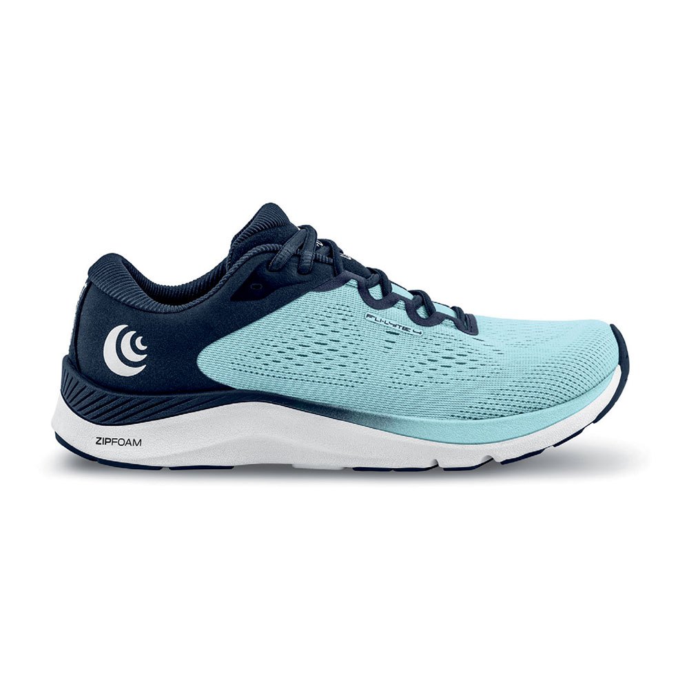 Women's Topo Athletic Fli-Lyte 4, Powder Blue/White, 9.5 B Medium
