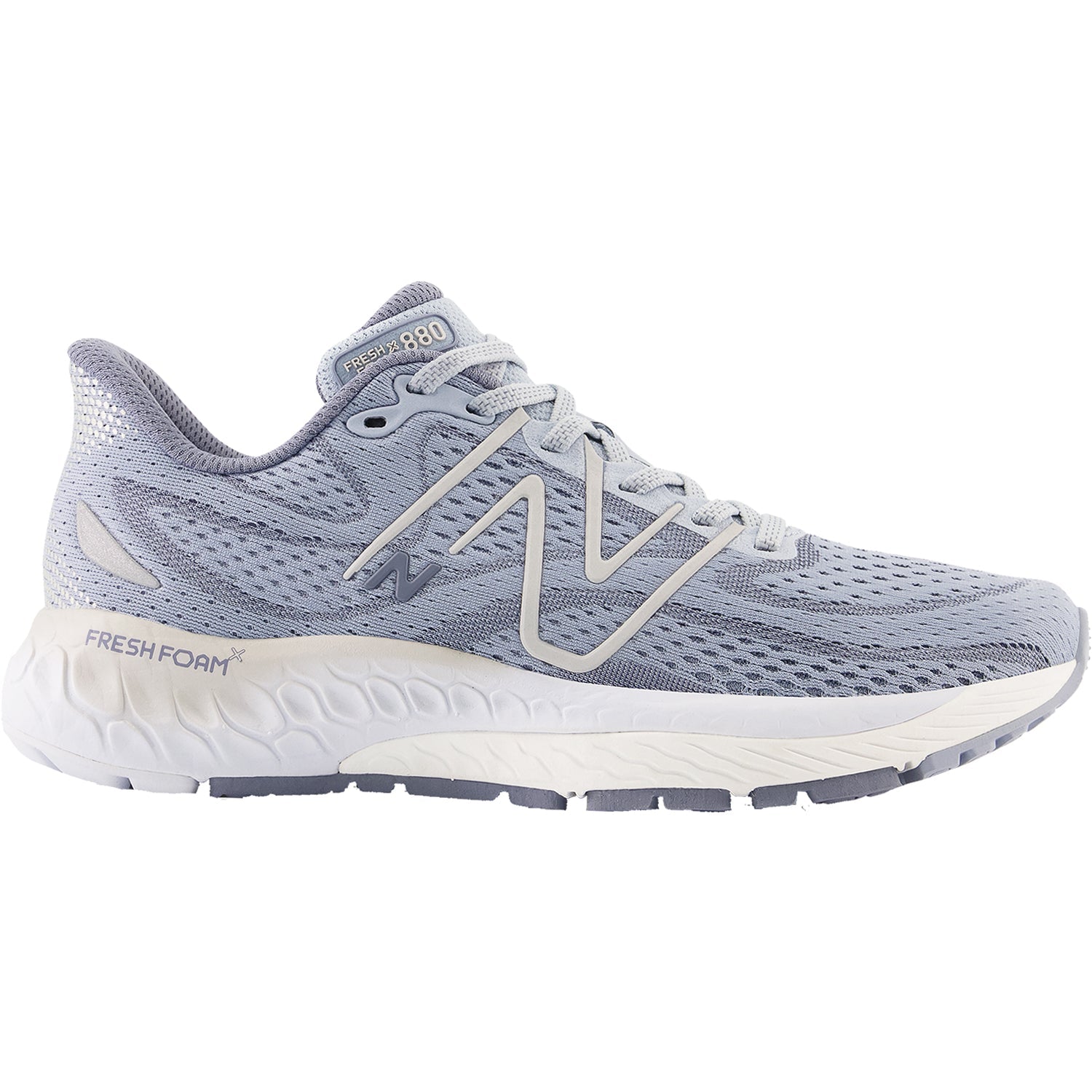 Women's New Balance Fresh Foam X 880v13, Light Arctic Grey, 8 2E Extra Wide