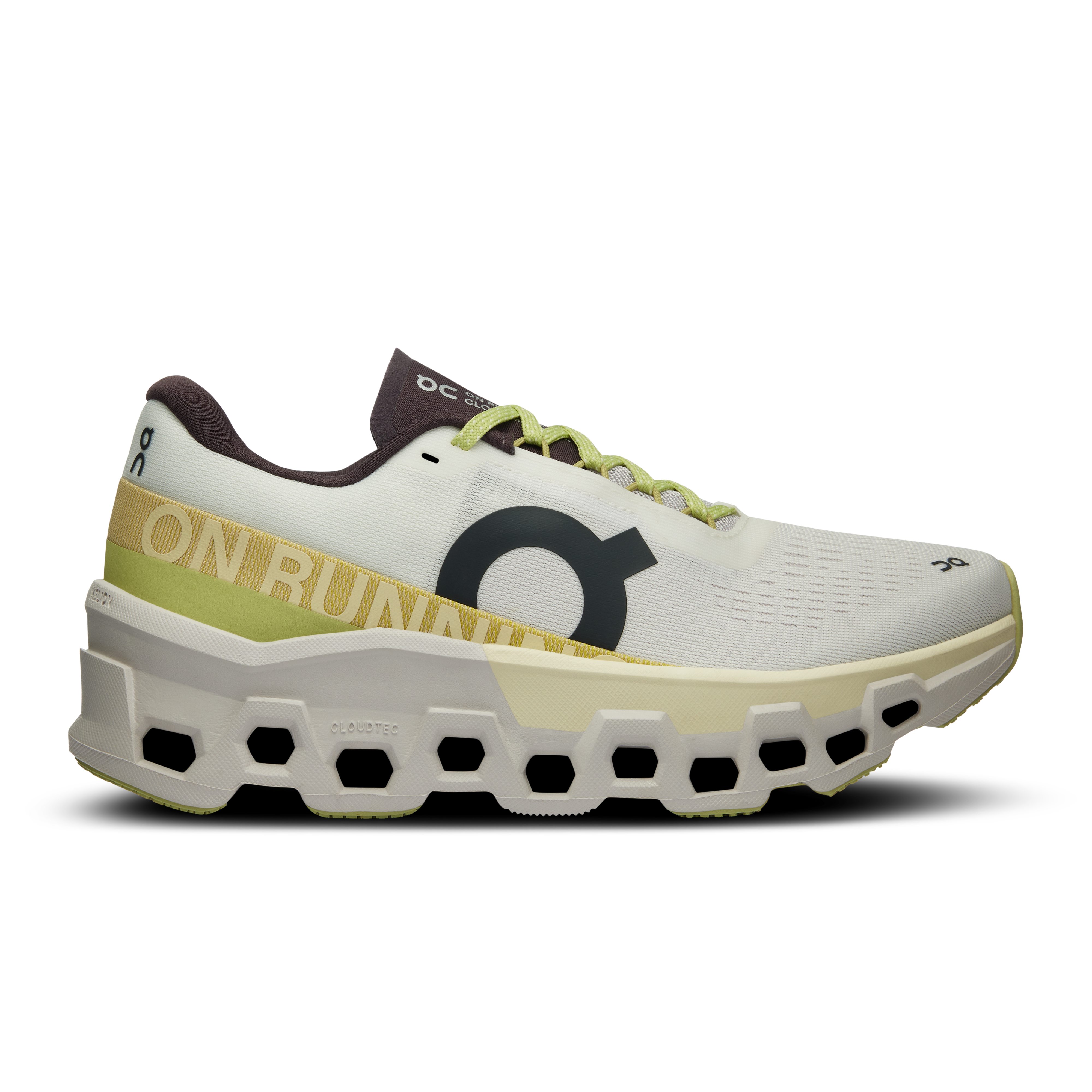 Women's On Cloudmonster 2, Undyed/Zest, 6.5 B Medium
