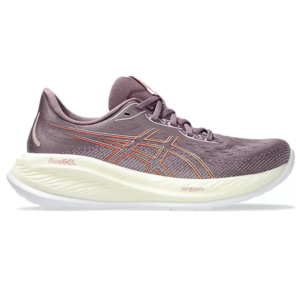 Women's Asics Gel-Cumulus 26, Dusty Mauve/Faded Orange, 9 B Medium