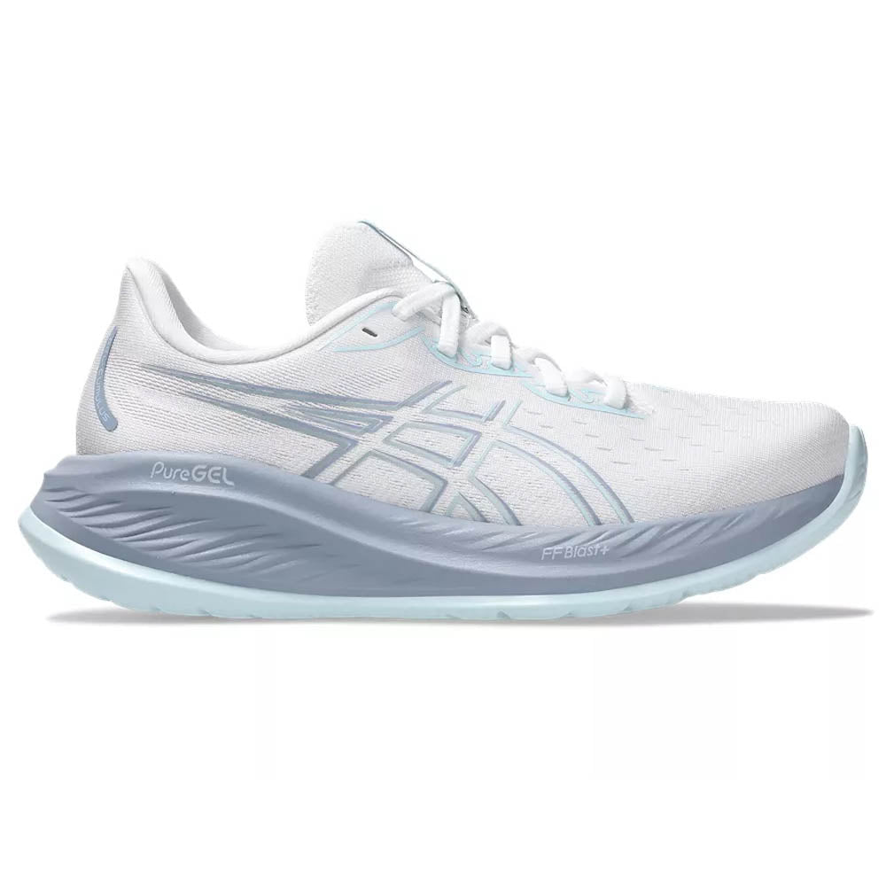 Women's Asics Gel-Cumulus 26, White/Cool Grey, 10.5 B Medium