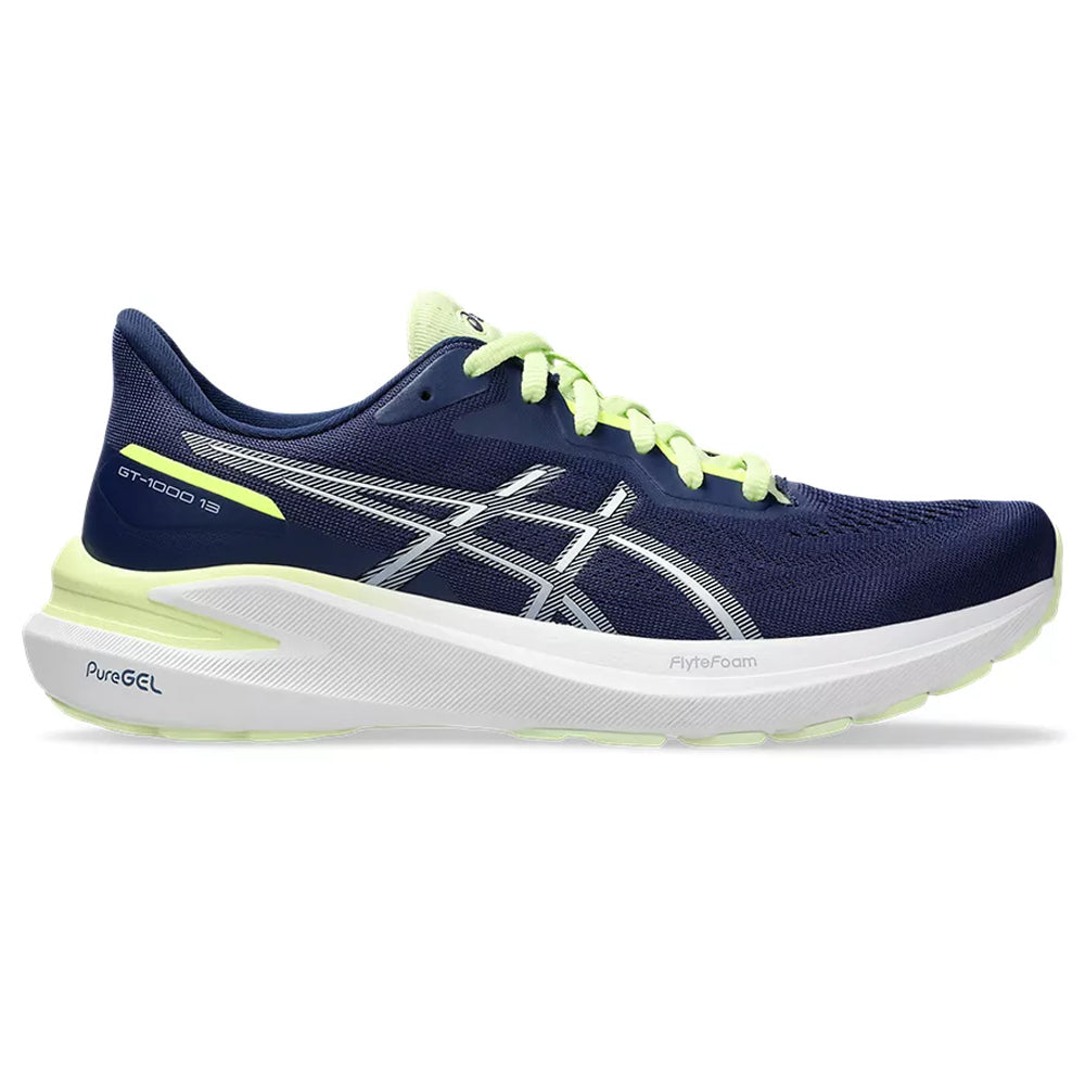 Women's Asics GT-1000 13, Blue Expanse/Grey Blue, 9 D Wide
