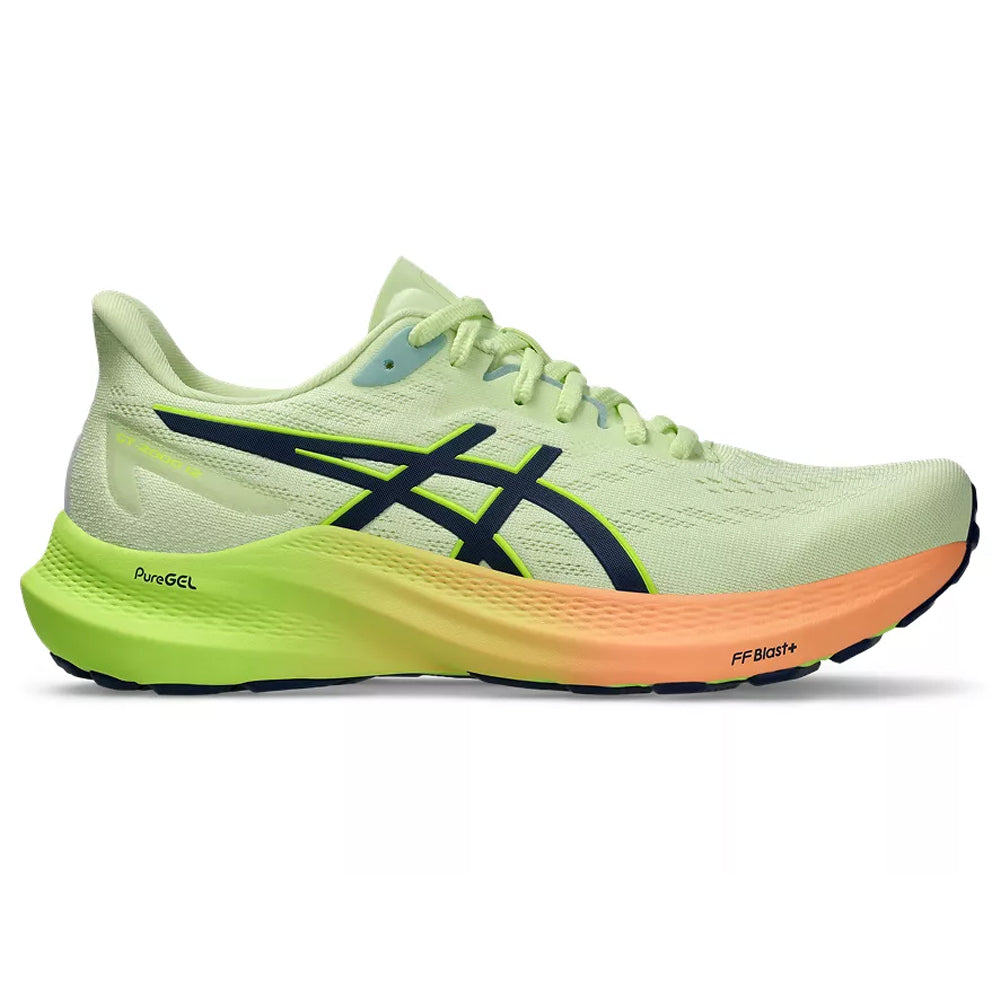 Women's Asics GT-2000 12, Cool Matcha/Blue Expanse, 5.5 B Medium