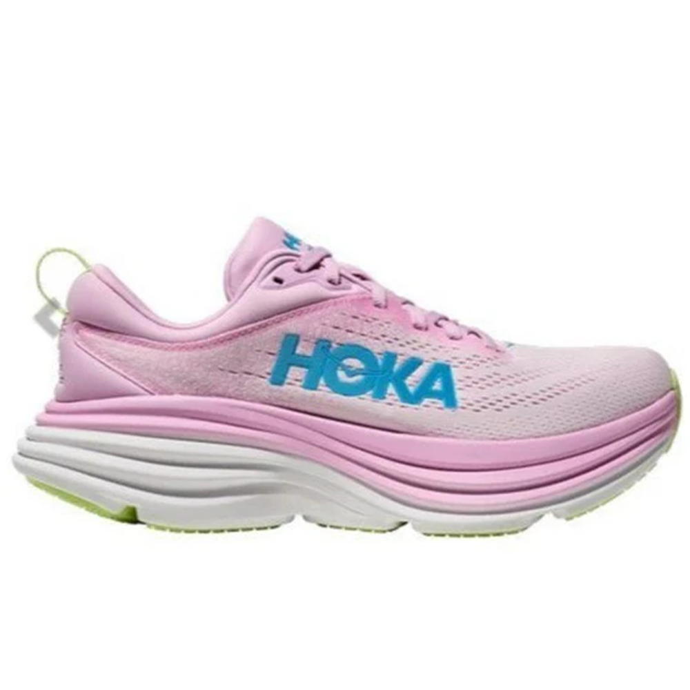 Women's Hoka Bondi 8, Pink Twilight/Waterpark, 5.5 B Medium
