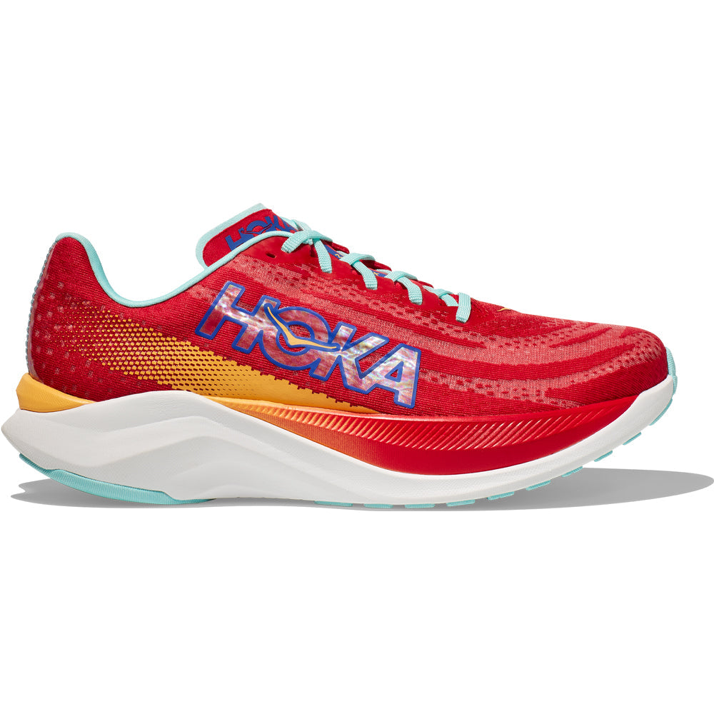 Women's Hoka Mach X, Cerise/Cloudless, 8.5 B Medium