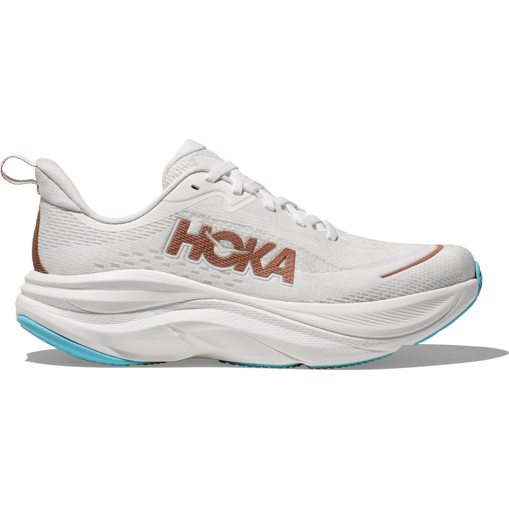 Women's Hoka Skyflow, Frost/Rose Gold, 9.5 B Medium