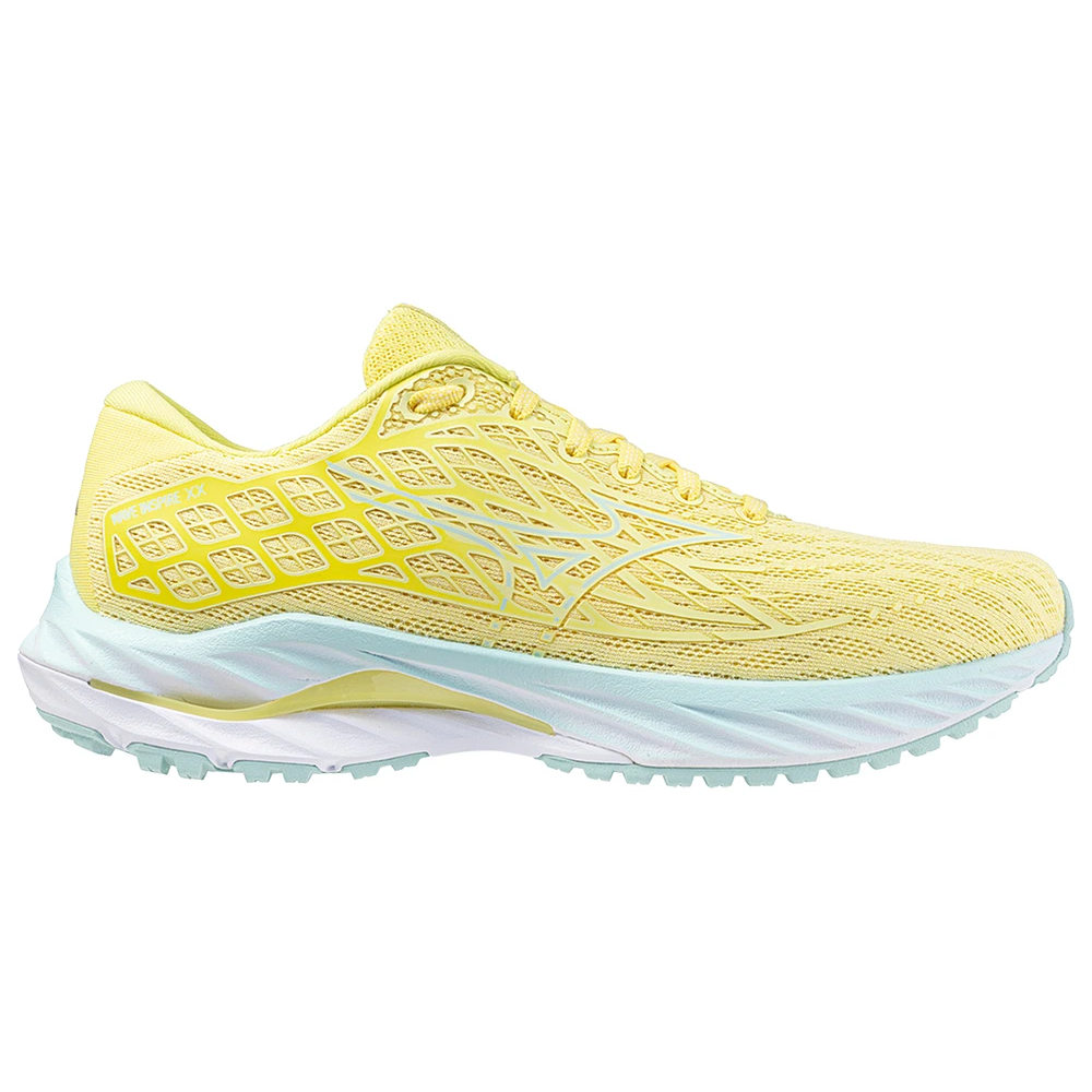 Women's Mizuno Wave Inspire 20, Anise Flower/White, 10 B Medium